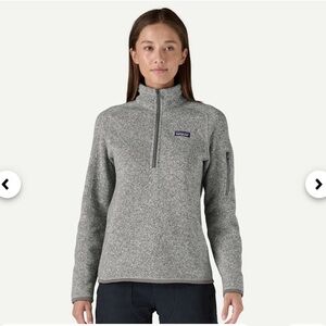 Patagonia Heather Gray Half-Zip Fleece Pullover